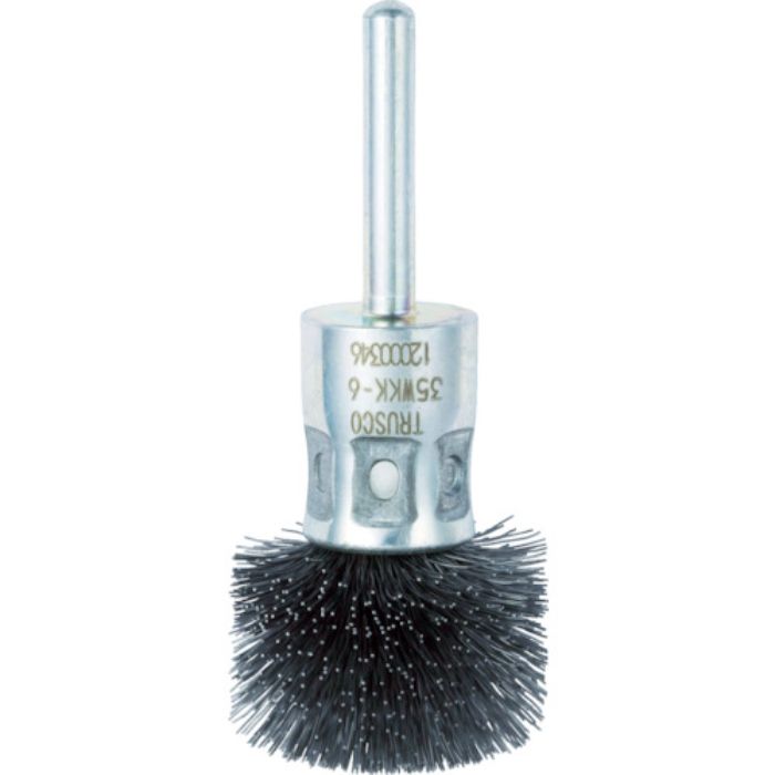 TRUSCO 傘型ワイヤーブラシ 角型 Φ35(Tcode:4026918)