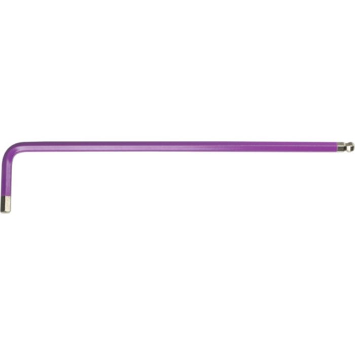 wiha マジックリング付 蛍光色ボールポイント 六角レンチ 4.0mm 紫(Tcode:2077406)
