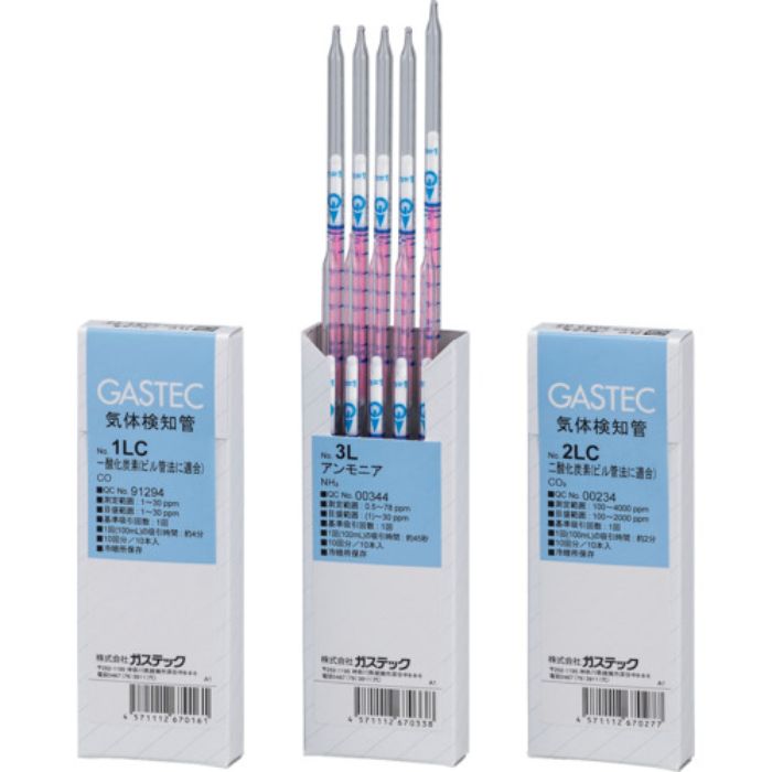 ガステック 気体検知管3L アンモニア (10本入)(Tcode:2903130)