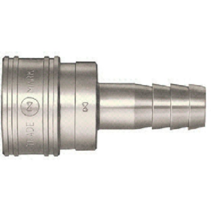 日東 TSPカプラ 鋼鉄製 ニトリルゴムSG(NBR)(ホース取付用ソケット) 相手側3/8インチ(00837)(Tcode:1132822)