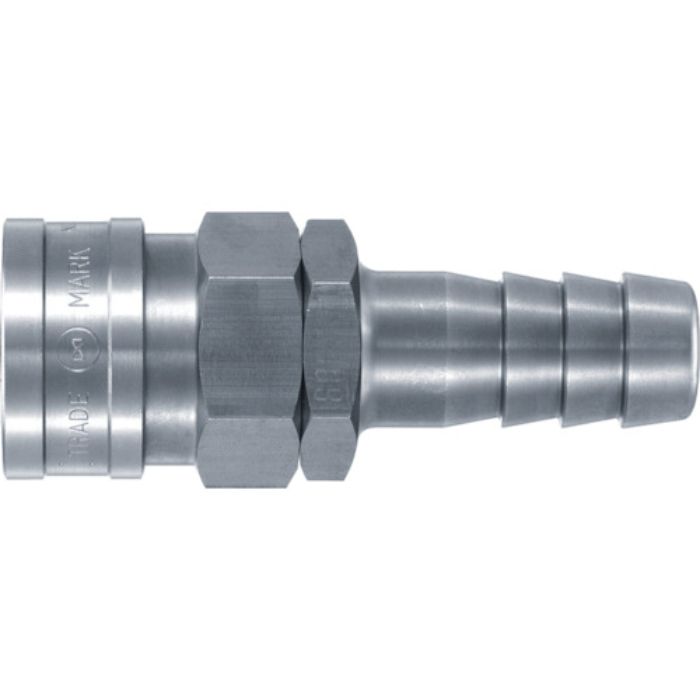 日東 ハイカプラ 鋼鉄製 ニトリルゴムNBR(SG)(ホース取付用ソケット)相手側1/2インチ 耐圧力2.0Mpa(00310)(Tcode:1130498)