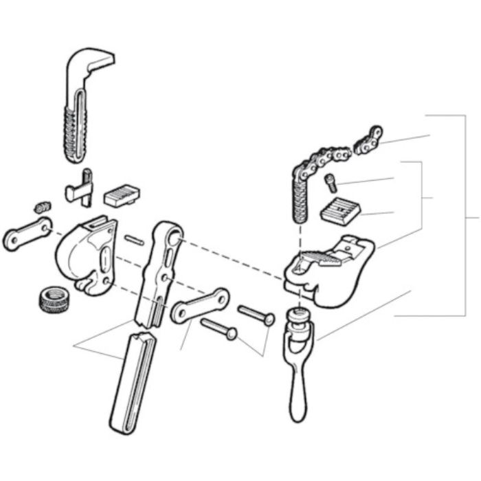 RIDGID チェーンアッセンブリー F/S-8A(Tcode:7882629)