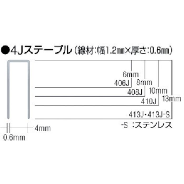 MAX ステープル 肩幅4mm 長さ8mm 5000本入り(Tcode:8510991)