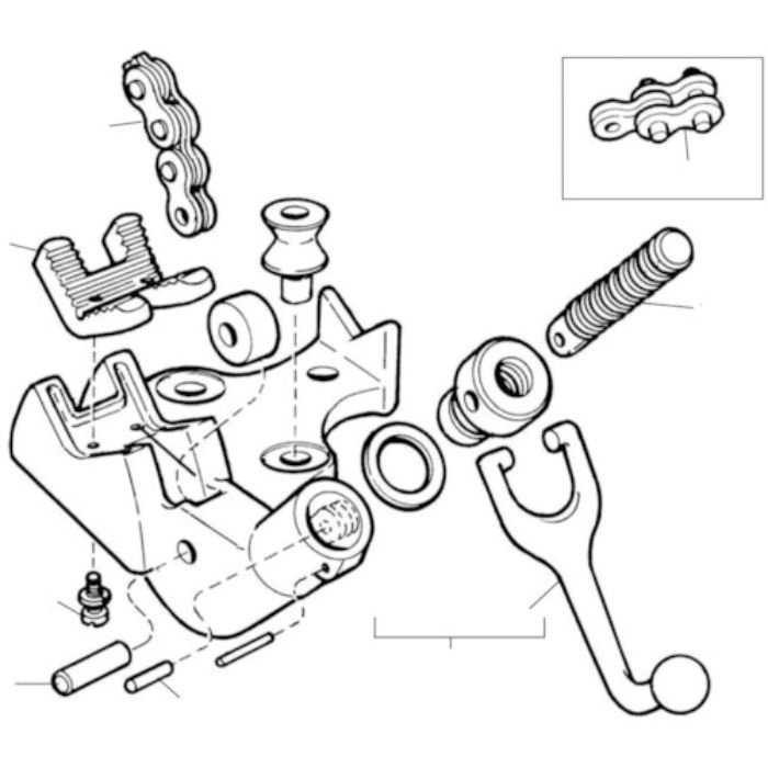 RIDGID BC-210用クランクハンドル(Tcode:7882670)
