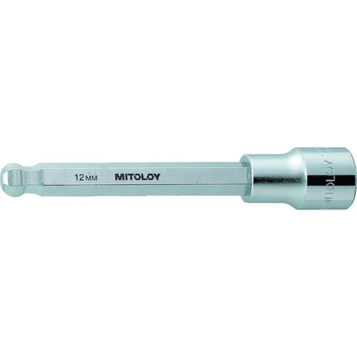 ミトロイ 1/2 ヘックスソケット ボールポイント ロング 12mm(Tcode:4113675)