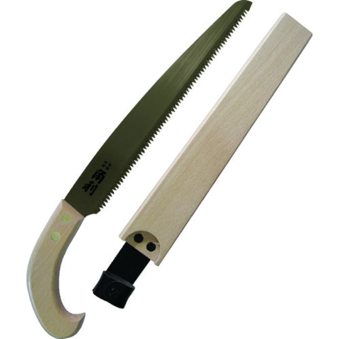 KAKURI 剪定鋸 木サヤ付剪定鋸 上製白柄白サヤ 240mm(Tcode:8292343)