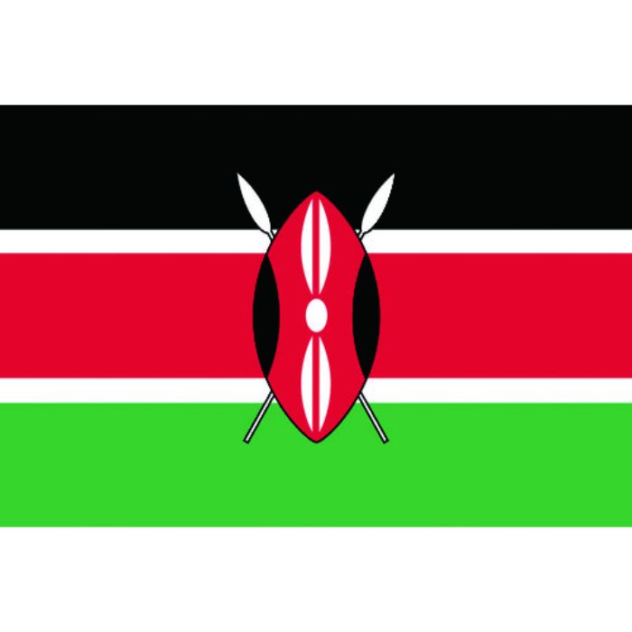 東京製旗 国旗No.1(70×105cm) ケニア(Tcode:2073765)