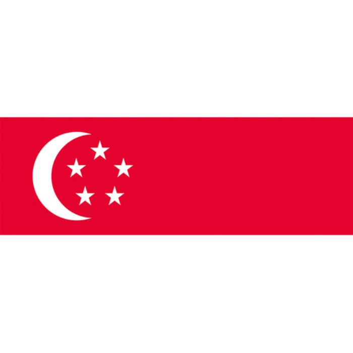 東京製旗 国旗No.1(70×105cm) シンガポ-ル(Tcode:2073713)