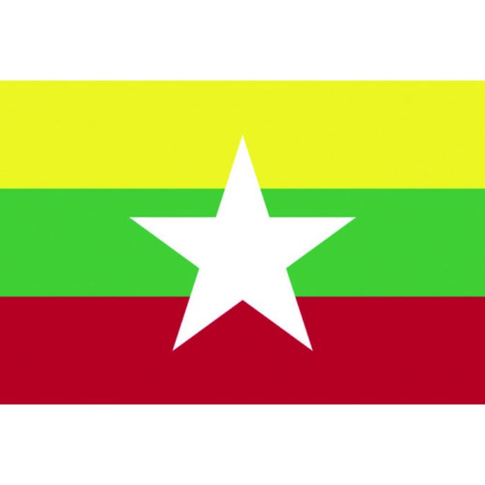 東京製旗 国旗No.1(70×105cm) ミャンマ-(Tcode:2073717)