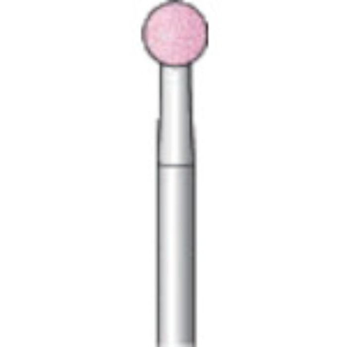 ナカニシ 軸付砥石 (10本入) 粒度#80 ピンク 球 外径4mm(Tcode:8293372)