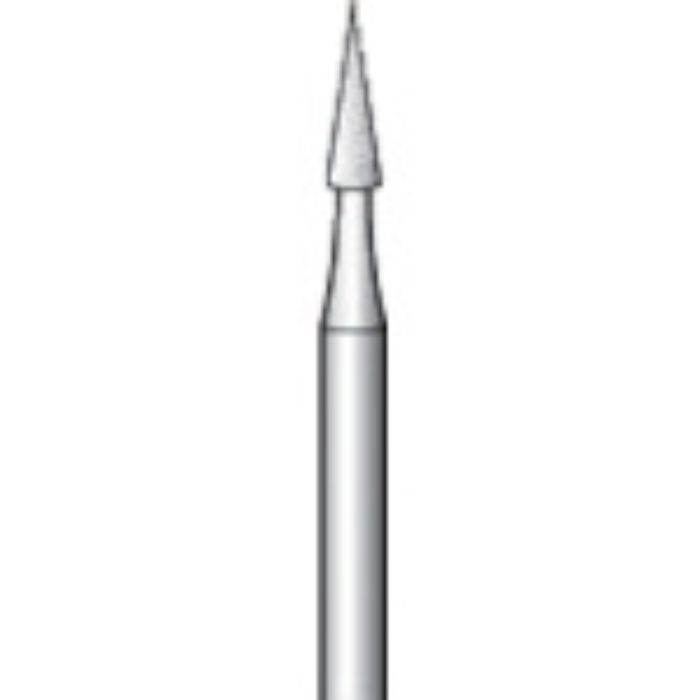 ナカニシ 軸付砥石 (10本入) 粒度#500 ホワイト テーパー 外径2mm(Tcode:8293382)
