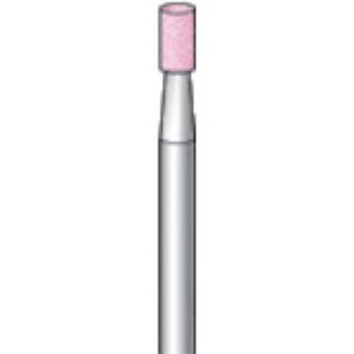 ナカニシ 軸付砥石 (10本入) 粒度#60 ピンク 円筒 外径3.0mm(Tcode:8293405)