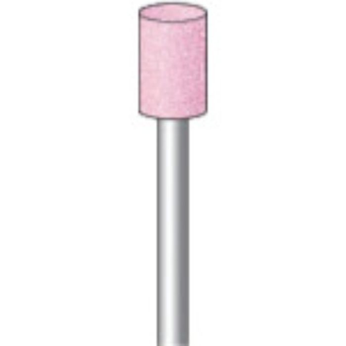 ナカニシ 軸付砥石 (10本入) 粒度#60 ピンク 円筒 外径7.0mm(Tcode:8293406)