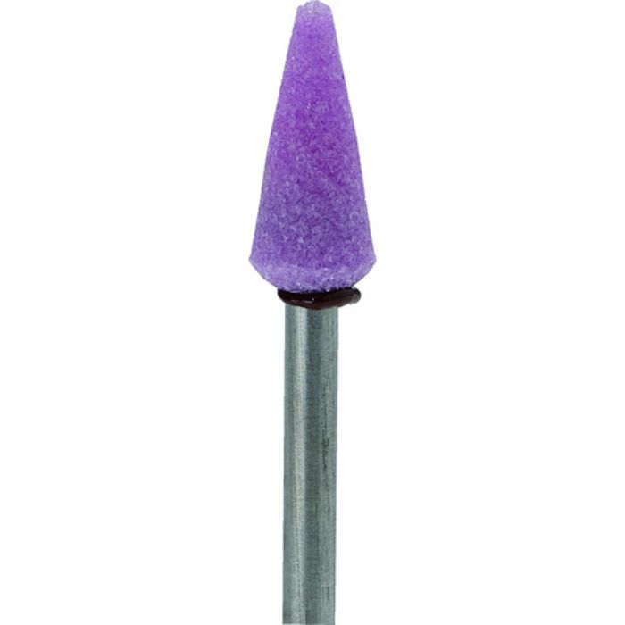 ナカニシ 軸付砥石(1Pk(袋)=10本)粒度60 ピンク テーパー 外径7mm(Tcode:4765559)