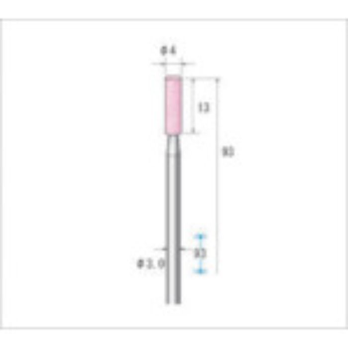 ナカニシ ロングシャフト軸付砥石 (1Pk(袋)=10本入)(Tcode:4765940)