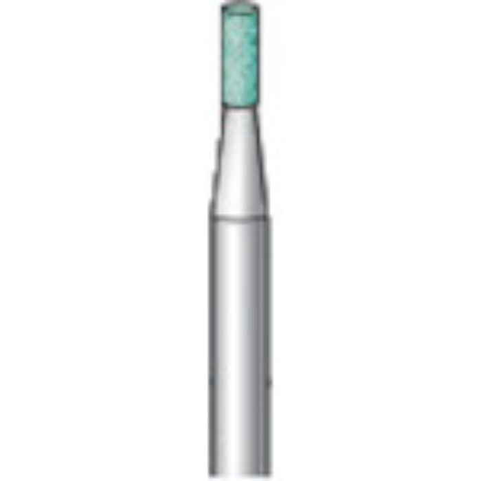 ナカニシ 軸付砥石 (10本入) 粒度#100 グリーン 円筒 外径2.0mm(Tcode:8293427)