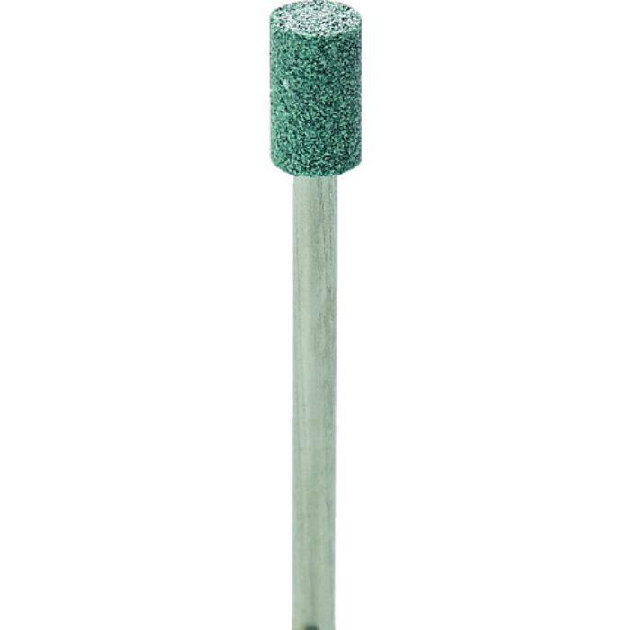 ナカニシ 軸付砥石 (10本入) 粒度#100 グリーン 円筒 外径6.0mm(Tcode:8293428)