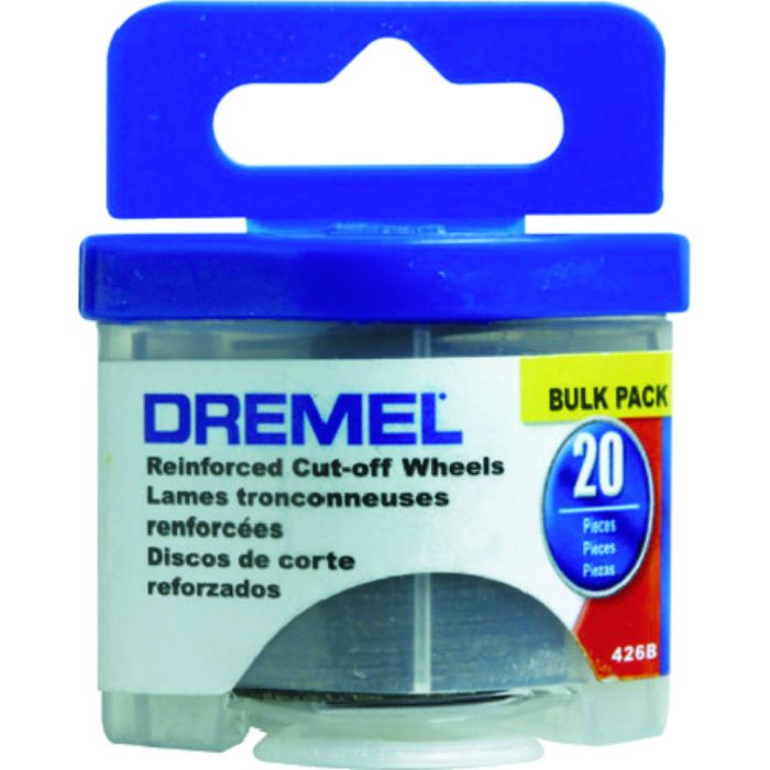 ドレメル ファイバーグラス補強カットオフホイール 20個入 外径31.8mm 厚さ1.1mm(Tcode:4074688)