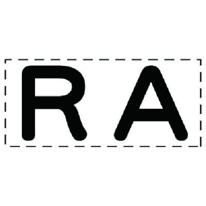 ユニット カッティング文字 RA・マーキングフィルム(Tcode:7411359)