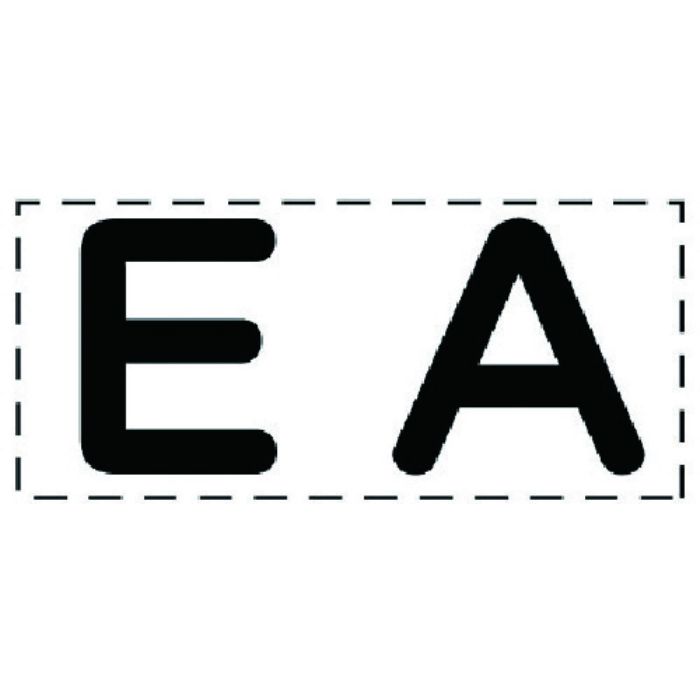 ユニット カッティング文字 EA・マーキングフィルム(Tcode:7411367)