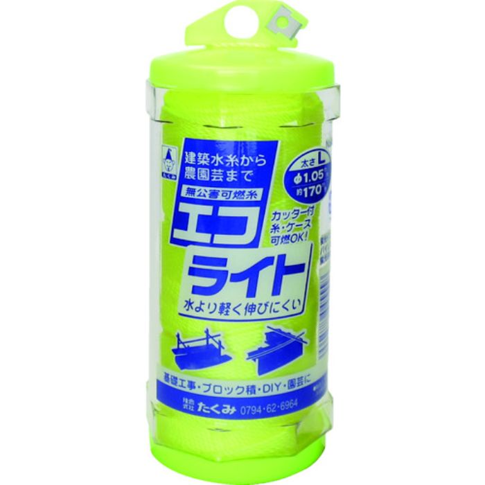 たくみ 水糸 エコライト イエローL(Tcode:8284051)