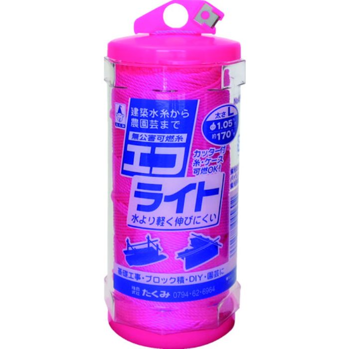 たくみ 水糸 エコライト ピンクL(Tcode:8284053)