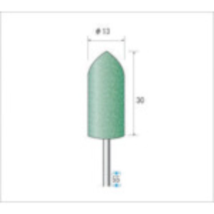 ナカニシ グリーンポリッシャーGC砥粒 (1Pk(袋)=10本入)(Tcode:4766555)