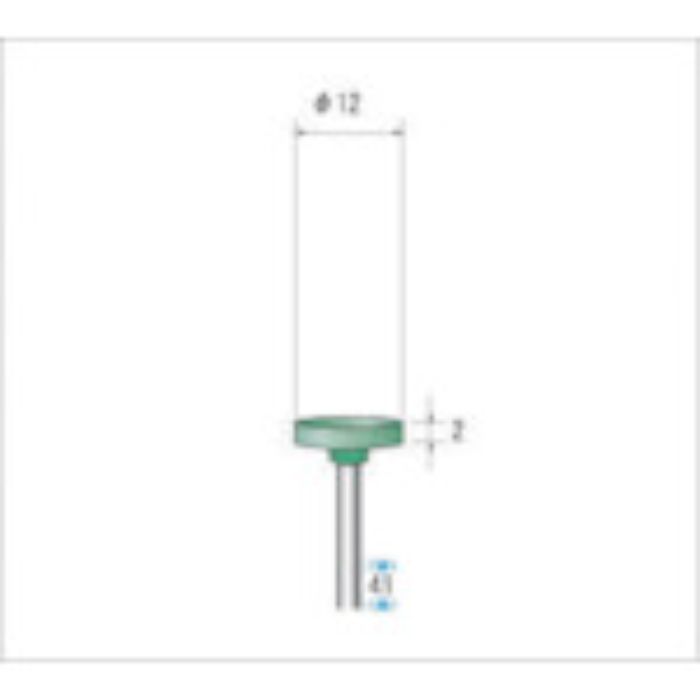 ナカニシ グリーンポリッシャーWA砥粒 (1Pk(袋)=10本入) #320(Tcode:4766598)