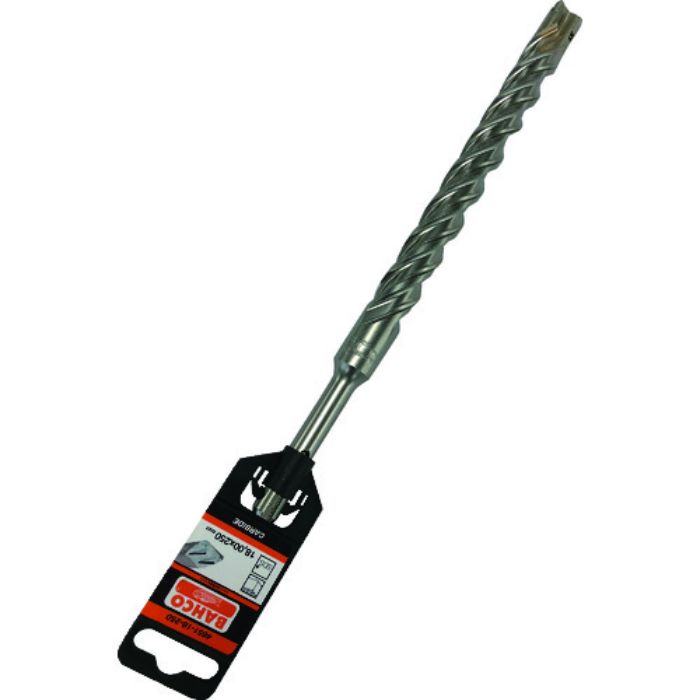 バーコ コンクリートドリル SDSプラス 4 CUTTERS 全長250mm 刃径18mm(Tcode:2106824)