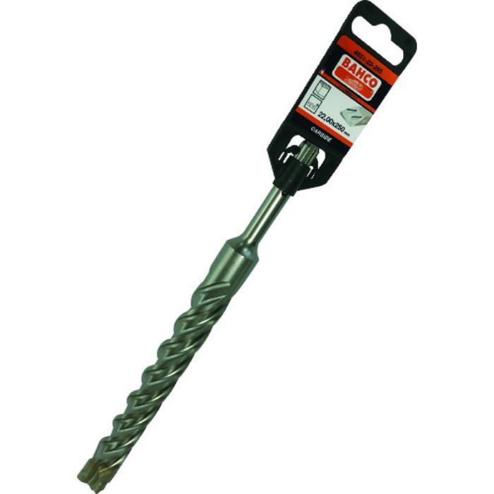 バーコ コンクリートドリル SDSプラス 4 CUTTERS 全長250mm 刃径22mm(Tcode:2106795)