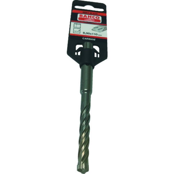 バーコ コンクリートドリル SDSプラス 4 CUTTERS 全長110mm 刃径8mm(Tcode:2106793)