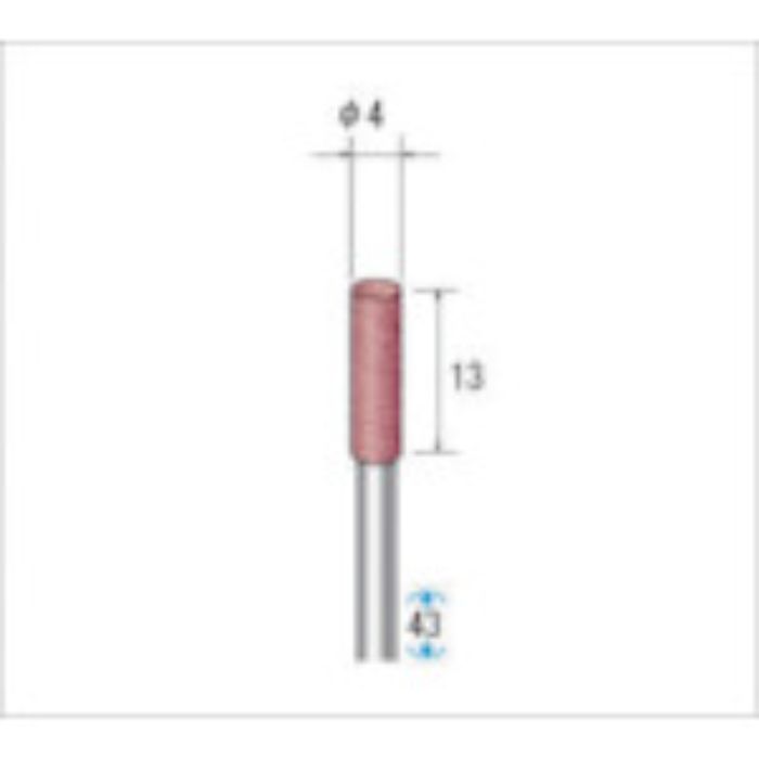ナカニシ パワーポリッシャー (1Pk(袋)=10本入) 粒度#220 グリーン 外径4mm(Tcode:4766831)