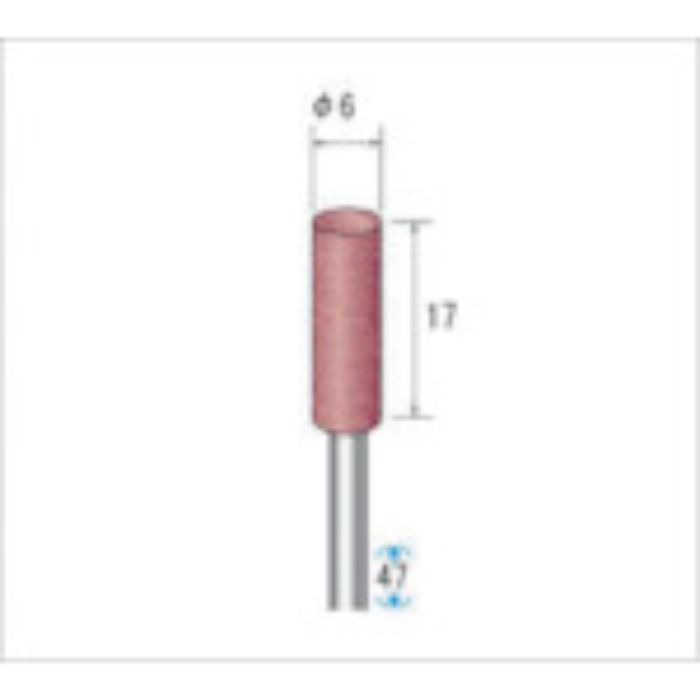ナカニシ パワーポリッシャー (1Pk(袋)=10本入) 粒度#400 ベージュ 外径6mm(Tcode:4766911)