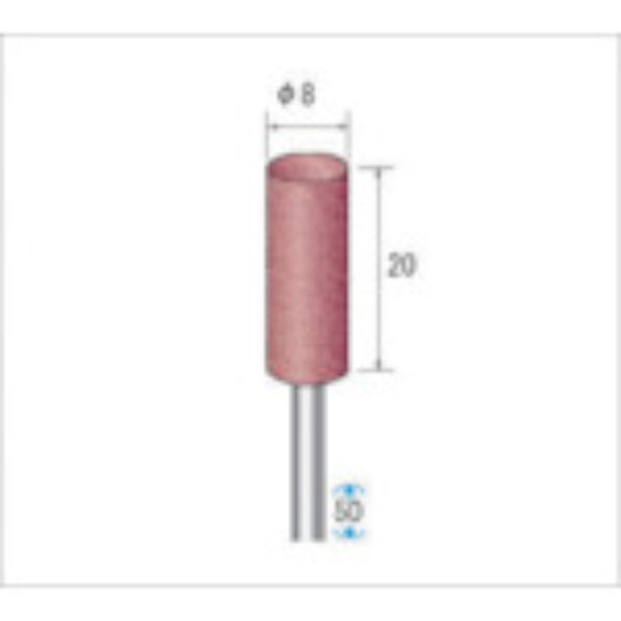 ナカニシ パワーポリッシャー(1Pk(袋)=10本入)粒度120 ダークグリーン 外径8mm(Tcode:4766920)