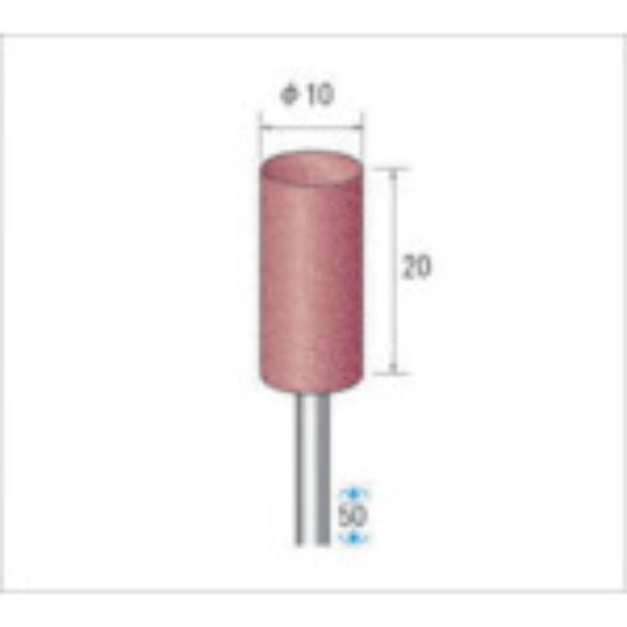 ナカニシ パワーポリッシャー(1Pk(袋)=10本入)粒度120 ダークグリーン 外径10mm(Tcode:4766971)