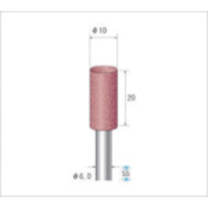 ナカニシ パワーポリッシャー(1Pk(袋)=10本入)粒度120 ダークグリーン 外径10mm(Tcode:4767641)