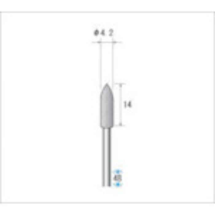 ナカニシ ダイヤモンド ゴム砥石 (1Pk(袋)=3本入)(Tcode:4767781)
