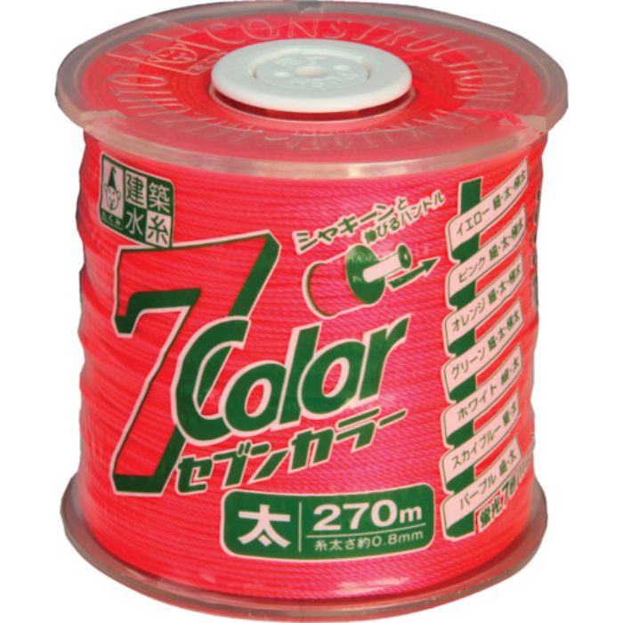 たくみ 7COLOR 太 ピンク 270M(Tcode:7515316)