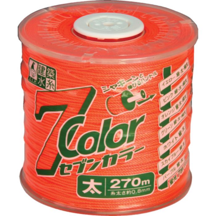 たくみ 7COLOR 太 オレンジ 270M(Tcode:7515341)
