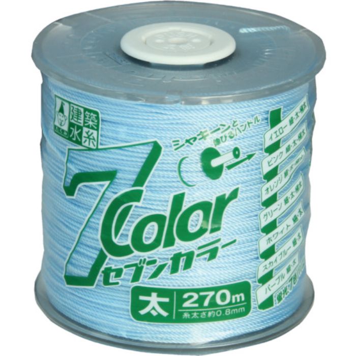 たくみ 7COLOR 太 スカイブルー 270M(Tcode:7515421)