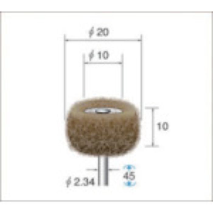 ナカニシ ファイバーサンダー (1Pk(袋)=10本入)(Tcode:4767993)