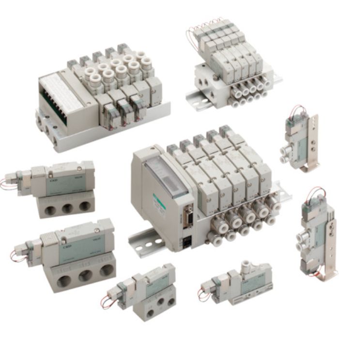 CKD パイロット式5ポート弁 ベース配管(Tcode:1239437)