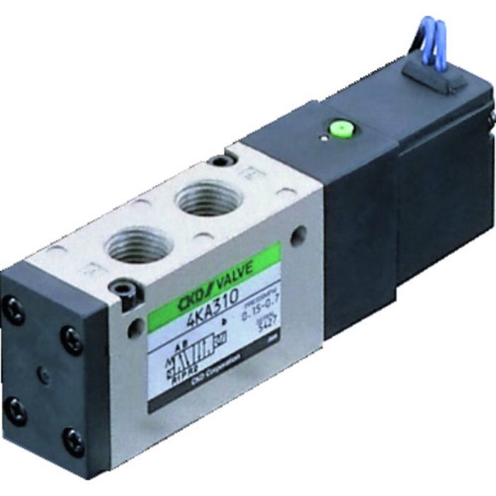 CKD 4Kシリーズパイロット式5ポート弁セレックスバルブ 0.65C[dm[[の3乗]]/(S・bar)]/音速コンダクタンス(Tcode:1124846)