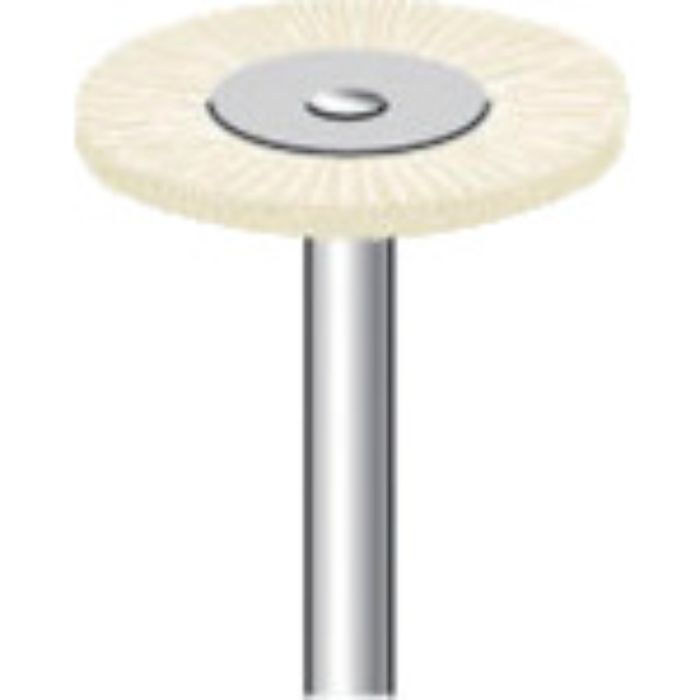 ナカニシ 毛ブラシ ハード 豚毛  (10本入) 外径20mm(Tcode:8314809)