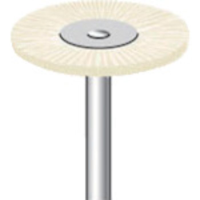 ナカニシ 毛ブラシ ハード 豚毛  (10本入) 外径23mm(Tcode:8314810)