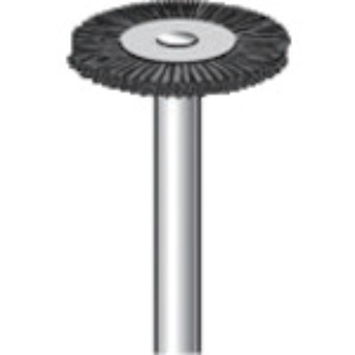 ナカニシ 毛ブラシ ハード 馬毛  (10本入) 外径17mm(Tcode:8314815)