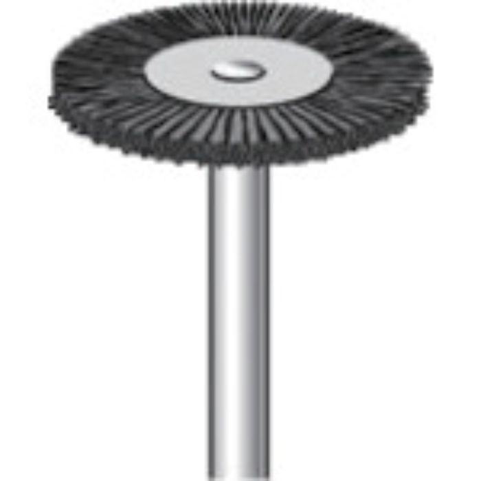 ナカニシ 毛ブラシ ハード 馬毛  (10本入) 外径20mm(Tcode:8314816)