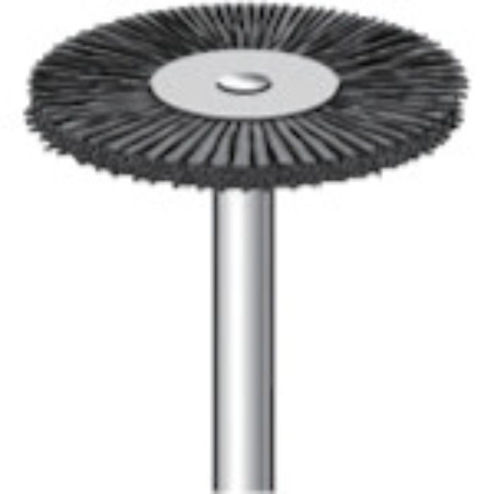 ナカニシ 毛ブラシ ハード 馬毛  (10本入) 外径23mm(Tcode:8314817)
