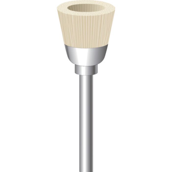 ナカニシ 毛ブラシ カップ型 豚毛 (1Pk(袋)=10本入)(Tcode:4768990)