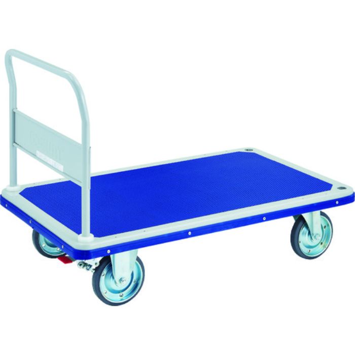 TRUSCO プレス製台車 プレス製 ドンキーカート 固定式1225X775 ストッパー付(Tcode:8688606)